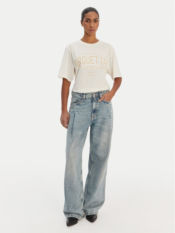 BOSS BOSS T-shirt C_Eregular_1 50556993 Crema Relaxed Fit