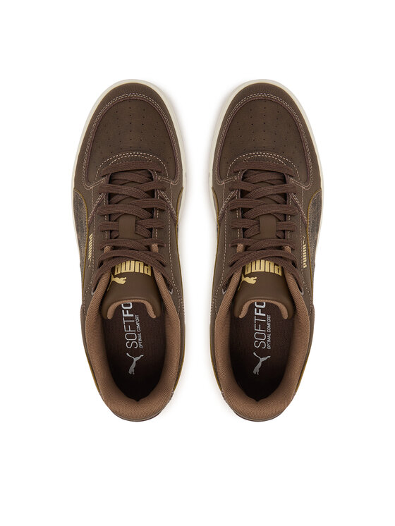 Puma Sneakersy Puma Puma Caven III Crafted Leather 407315 01 Hnědá