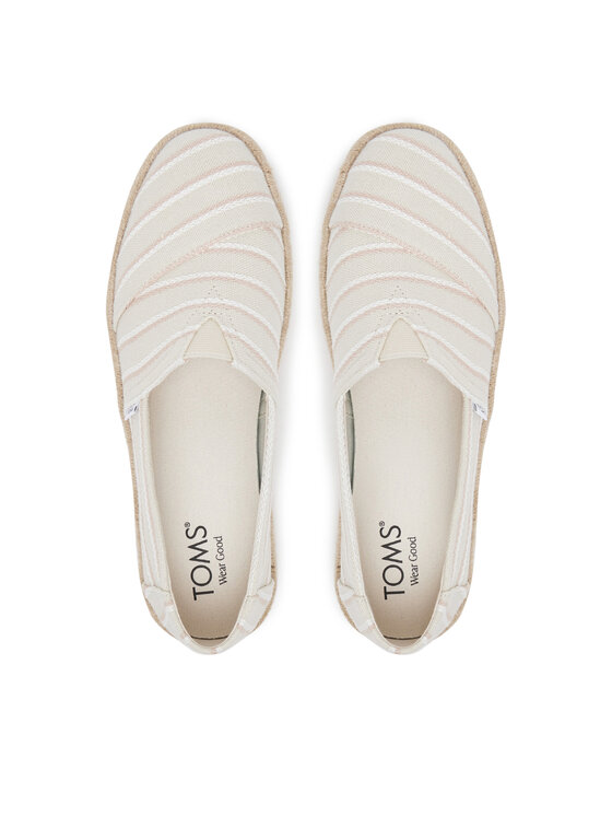 Toms Espadrilky Toms Natural Woven Stripes 10021816 Béžová