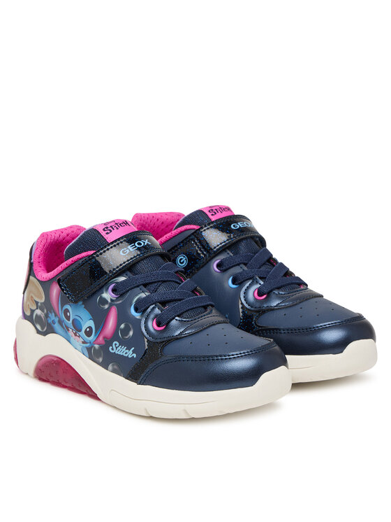 Geox Sneakersy Geox J Fadinlight Girl J66M4E 05402 C4268 D Tmavomodrá