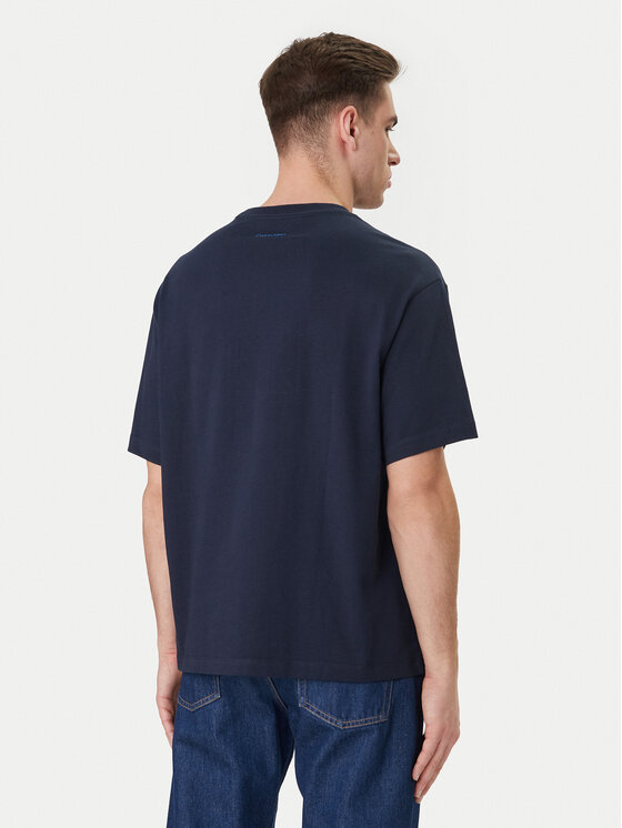 Calvin Klein Calvin Klein Camiseta Emblem Graphic LV14RF817G Azul marino Regular Fit
