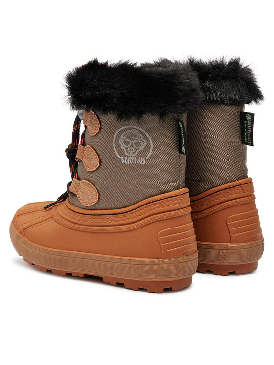 Boatilus Snehule Boatilus Nippy 02 Sint. Leather Boot NN02 VAR.41NR Oranžová