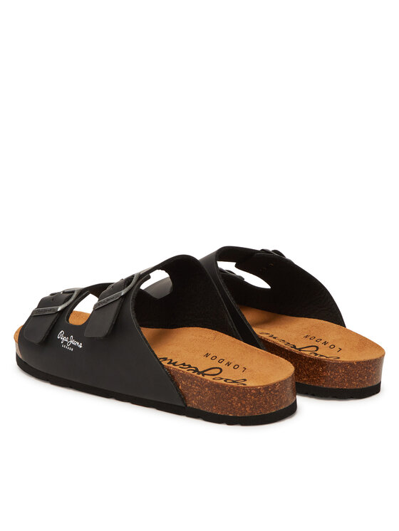 Pepe Jeans Natikači Pepe Jeans PMS90108 Črna