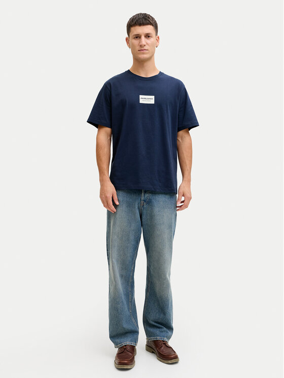 Jack & Jones Jack & Jones Camiseta Frank 12288092 Azul marino Relaxed Fit