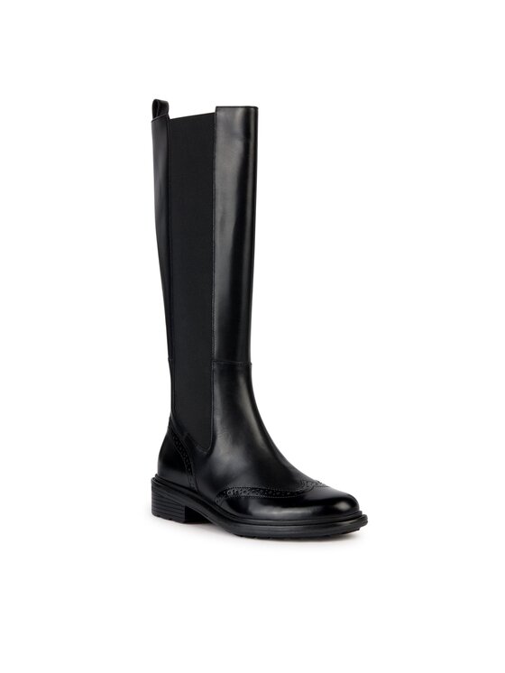 Geox Офицерки Geox D Walk Pleasure D36TGH 04948 C9999 Черен