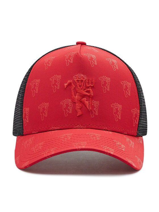 New Era Καπέλο Jockey New Era Manchester United All Over Print A-Frame Trucker 60221463 Κόκκινο