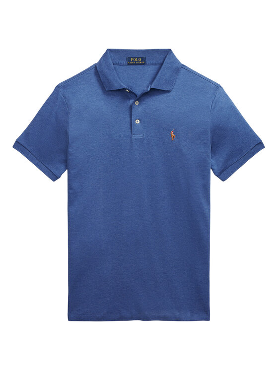 Polo Ralph Lauren Polo Ralph Lauren Поло 710713130008 Голубий Custom Slim Fit