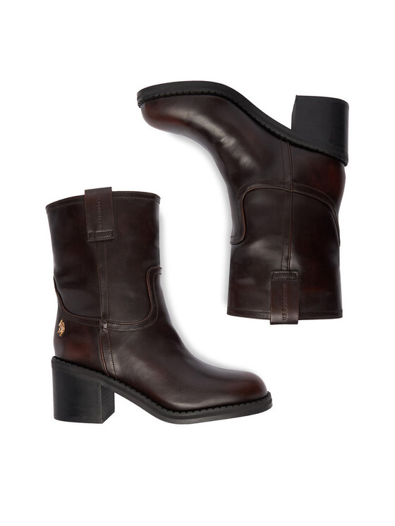 U.S. Polo Assn. Ботильйони U.S. Polo Assn. EO-KATIA001W/EY1 Коричневий