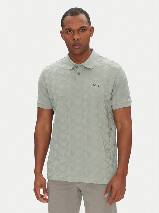 BOSS BOSS Polo Pirax 50538191 Verde Relaxed Fit