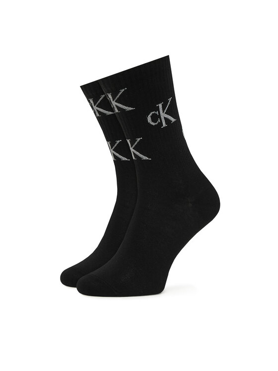Calvin Klein Дълги чорапи Calvin Klein 701241212 Черен