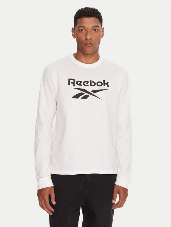 Reebok Reebok Majica dugih rukava RK25138CCM Bijela Regular Fit