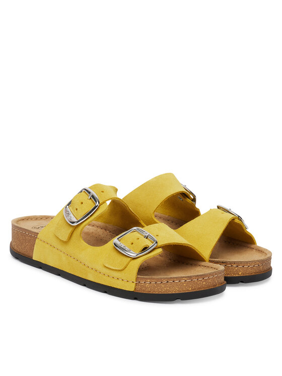 Scholl Шльопанці Scholl Bora 2 Buckles MF32609 Жовтий