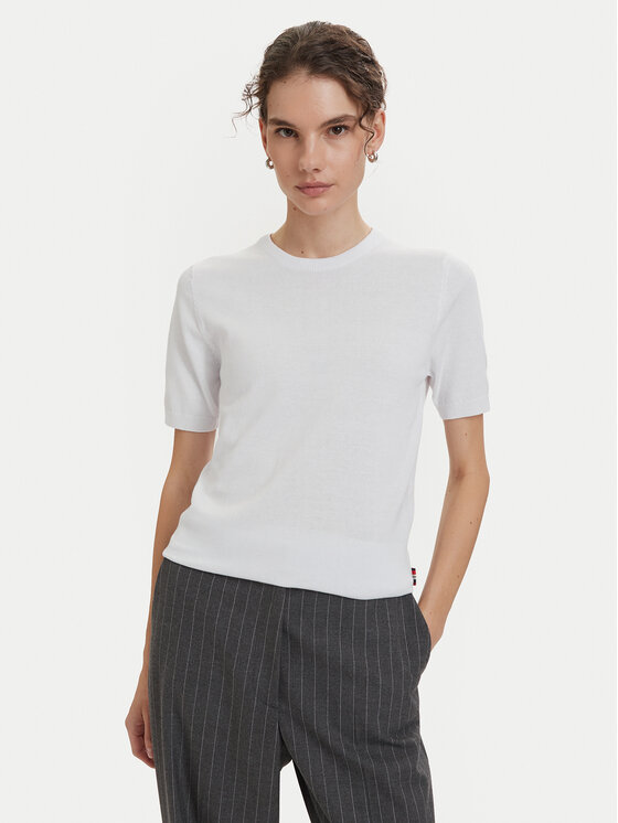 Beverly Hills Polo Club Beverly Hills Polo Club Camiseta P-SS26W-M6564-0001 Blanco Regular Fit