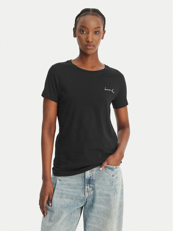 BOSS BOSS Camiseta C_Elove_4 50559077 Negro Slim Fit