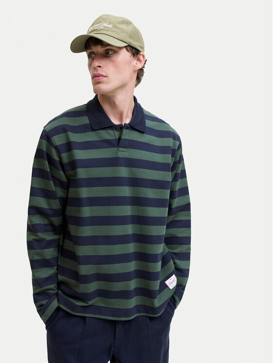 Jack & Jones Jack & Jones Поло Bleecker 12285805 Кольоровий Loose Fit