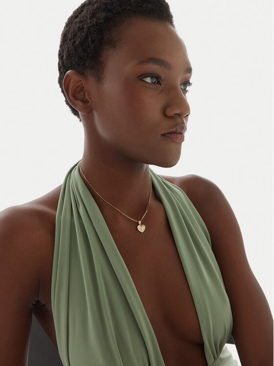 Guess Náhrdelník Guess Lovely Guess JUBN03 035JW Žlté pozlátenie