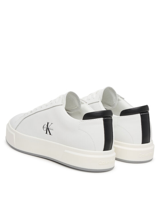 Calvin Klein Sneakers Calvin Klein Basket Cupsole Laceup Lth Ml YM0YM01460 Alb