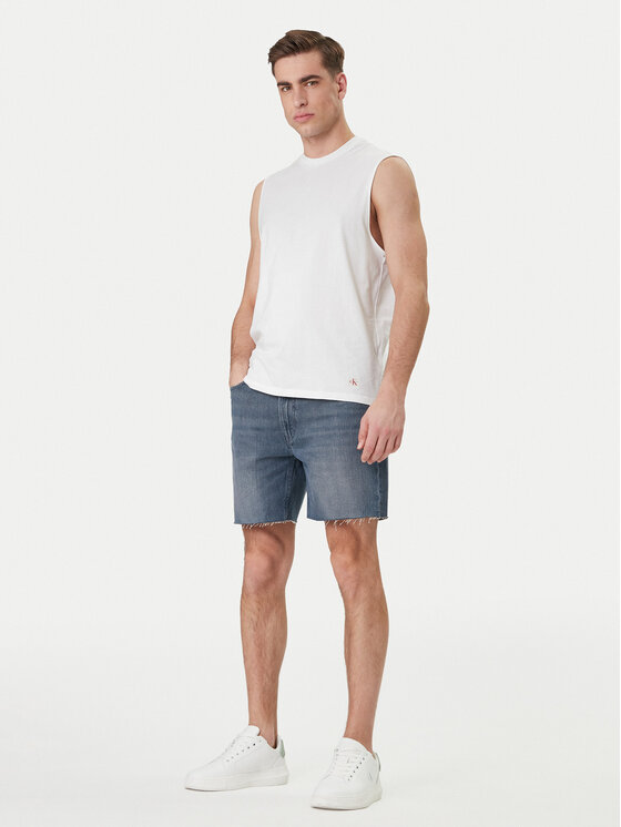 Calvin Klein Jeans Calvin Klein Jeans Camiseta sin mangas LV04RF273G Blanco Slim Fit