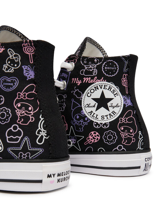 Converse Trampki Converse Chuck Taylor All Star Hi X My Melody Kuromi A24938C Czarny