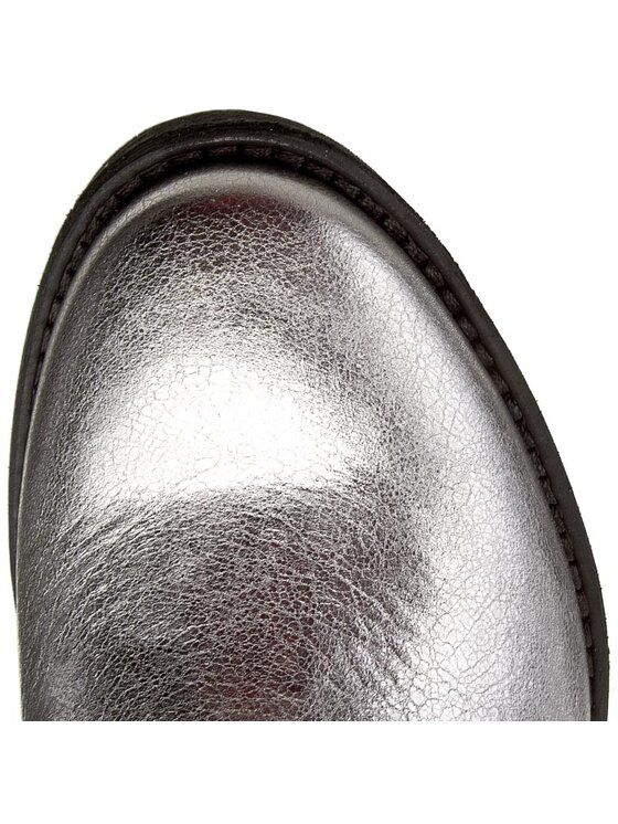Ann Mex Μποτάκια Ann Mex 7889 11SRD Ασημί