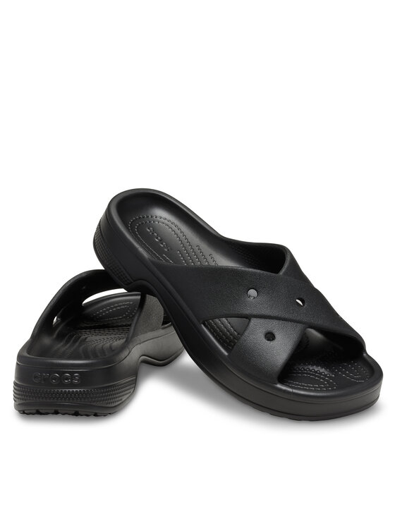 Crocs Шльопанці Crocs Classic Women's Cross Strap 210840 Чорний