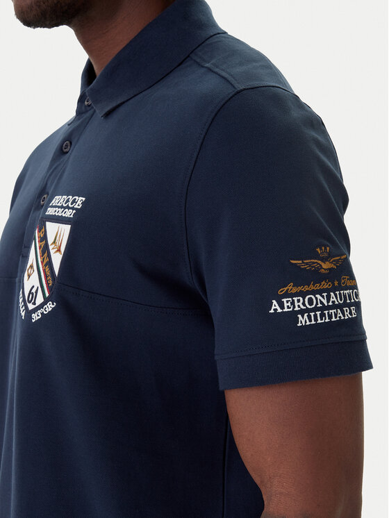 Aeronautica Militare Aeronautica Militare Polo 261PO1915UP00191 Azul marino Regular Fit