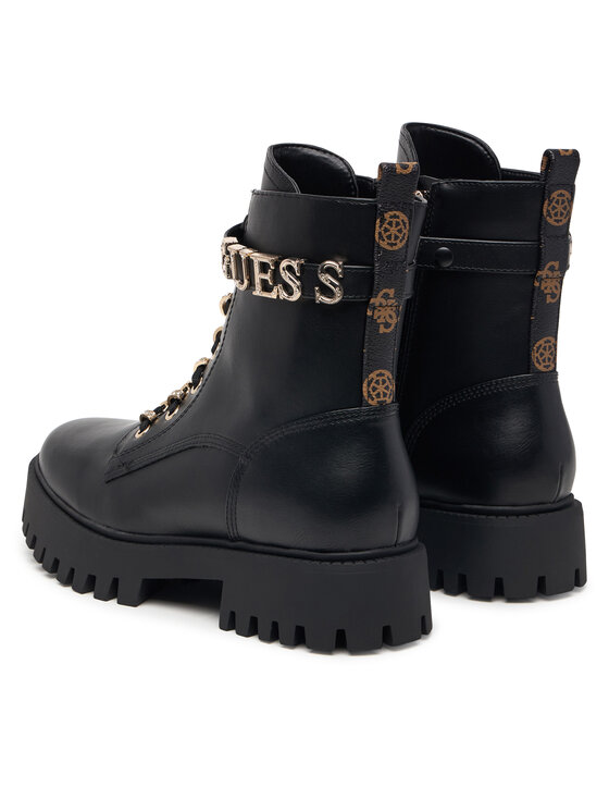 Guess Trapery Guess FLFFIC ELE10 Czarny