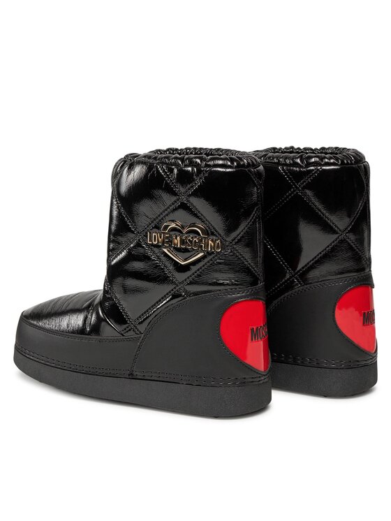 LOVE MOSCHINO Μπότες Χιονιού LOVE MOSCHINO JA24982G0HEB1000 Μαύρο