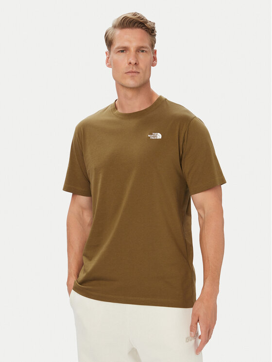 The North Face The North Face Camiseta Evolution Simple Dome NF0A8CZ2 Verde Regular Fit