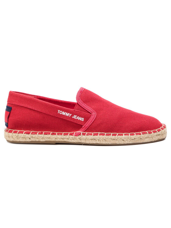 Tommy Jeans Espadrile Tommy Jeans Flag Espadrille EM0EM00232 Roșu