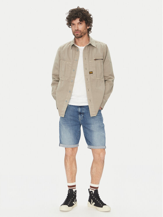 G-STAR G-Star Raw Marškiniai D26058 D947 H120 Pilka Regular Fit