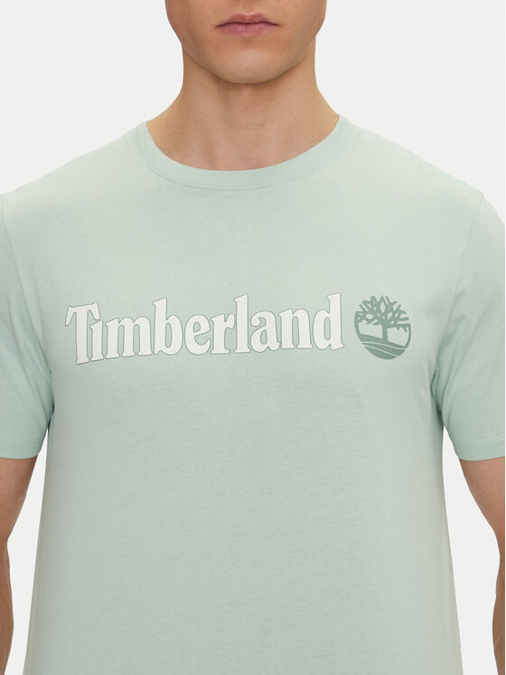 Timberland Timberland Футболка TB0A5UPQ Зелений Regular Fit