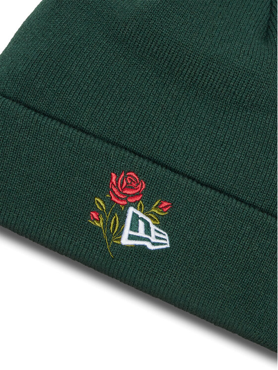 New Era Kapa New Era Rose Icon Cuff Knit Beanie 60580736 Zelena