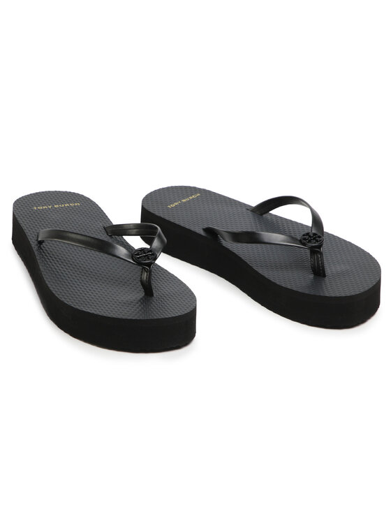 Tory Burch В'єтнамки Tory Burch Flatform Flip Flop 81261 Чорний