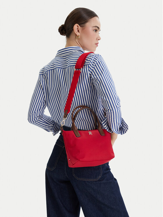 Tommy Hilfiger Soma Tommy Hilfiger Popette Mini Tote AW0AW17709 Sarkans