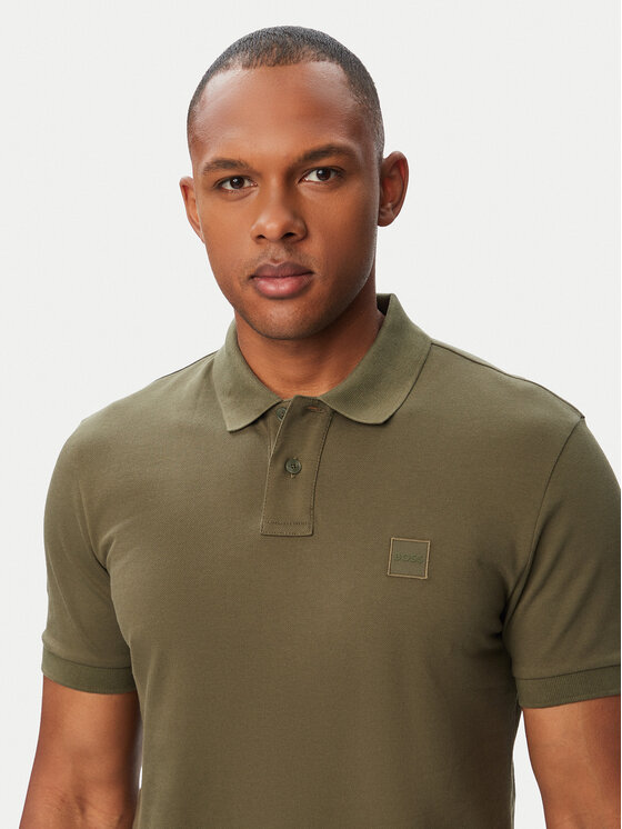 BOSS BOSS Поло Passenger 50507803 Хакі Slim Fit