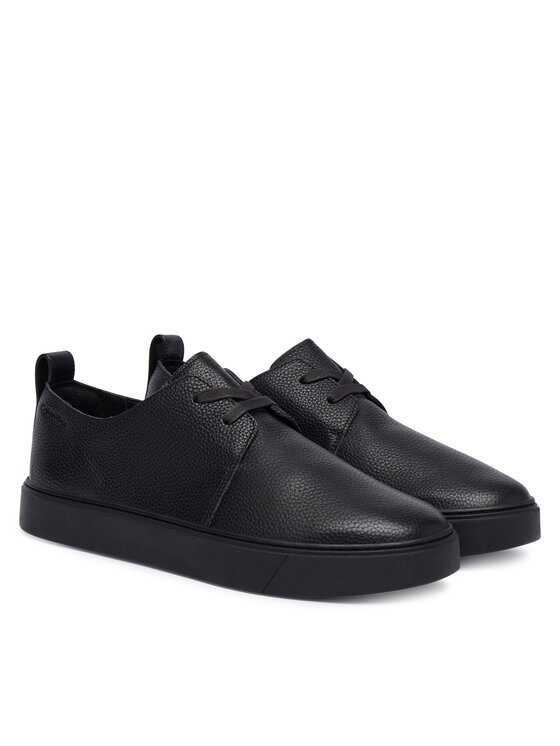 Calvin Klein Pantofi Calvin Klein Hybrid Clean Derby Tum Lth HM0HM02185 Negru