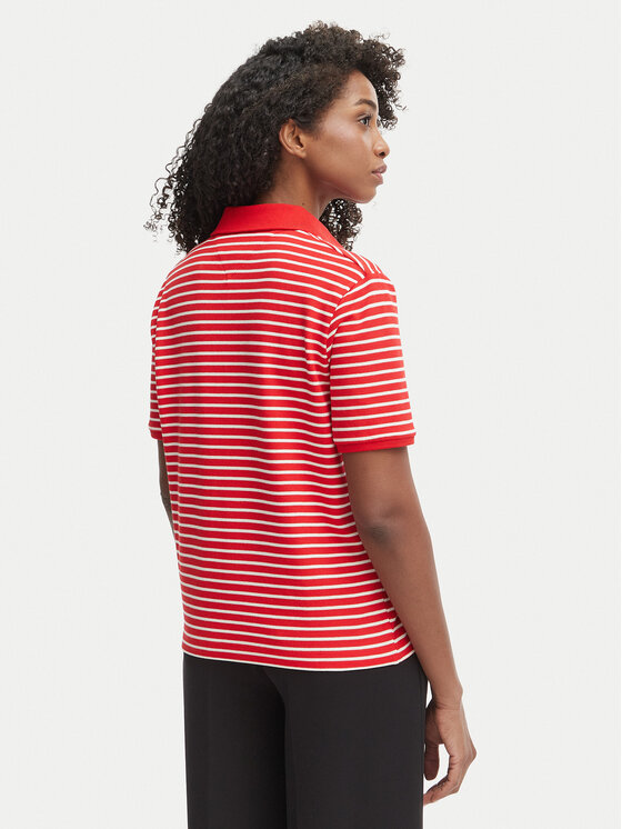 Tommy Hilfiger Tommy Hilfiger Polo WW0WW48720 Rojo Relaxed Fit