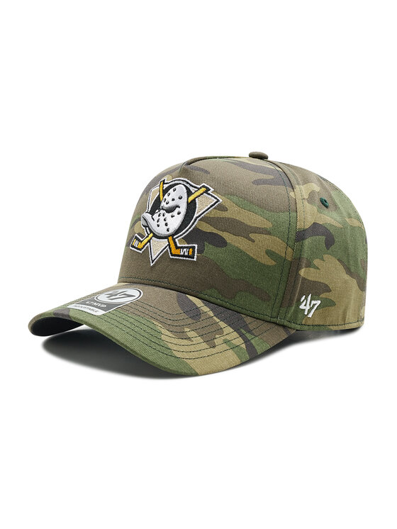 47 Brand Șapcă 47 Brand Grove Anaheim Ducks Wood H-GRVSP25CNP-CMC Verde