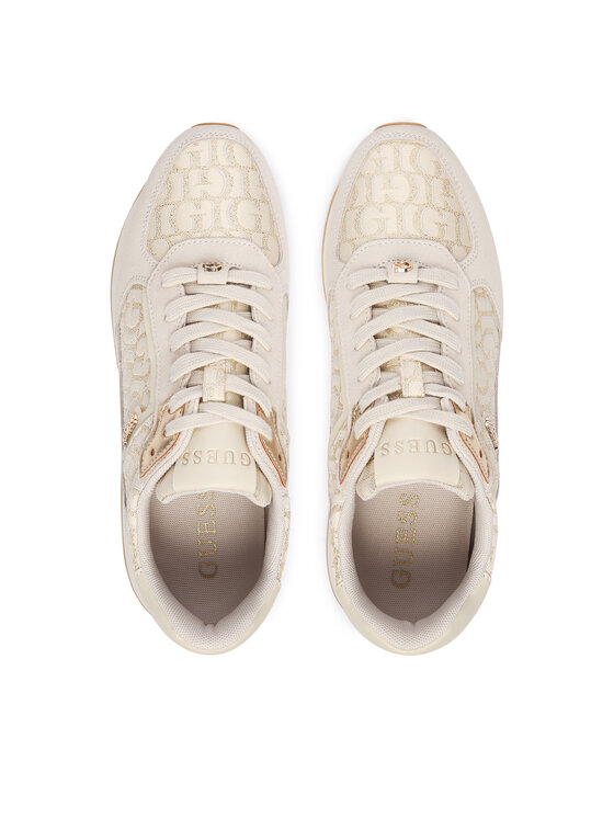 Guess Снікерcи Guess FLTEG5 LEA12 Кремовий