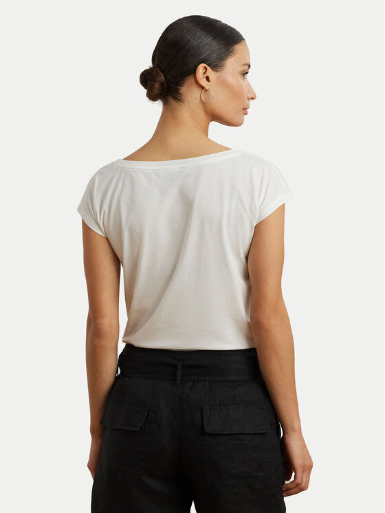 LAUREN RALPH LAUREN LAUREN RALPH LAUREN Футболка 200971072002 Білий Relaxed Fit