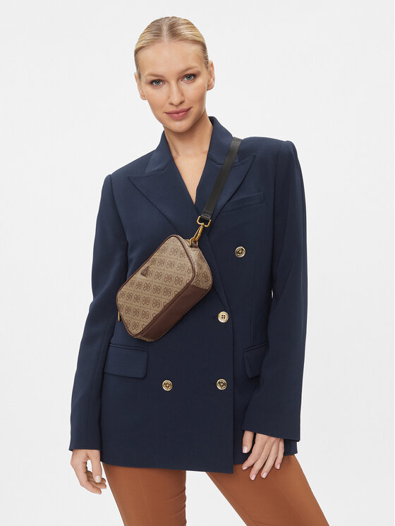 Guess Плоска сумка Guess Vezzola Smart Accessories PMEVZL P3145 Бежевий