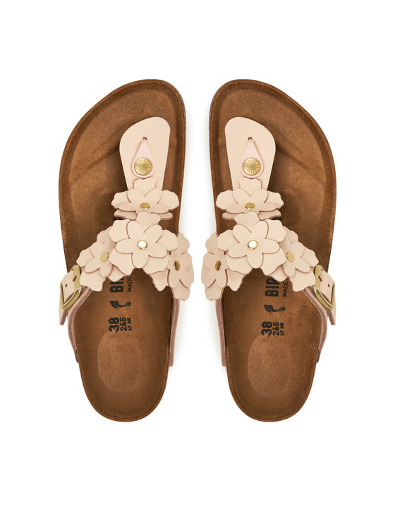 Birkenstock Čības uz pirksta Birkenstock Gizeh Flowers 1029304 Rozā