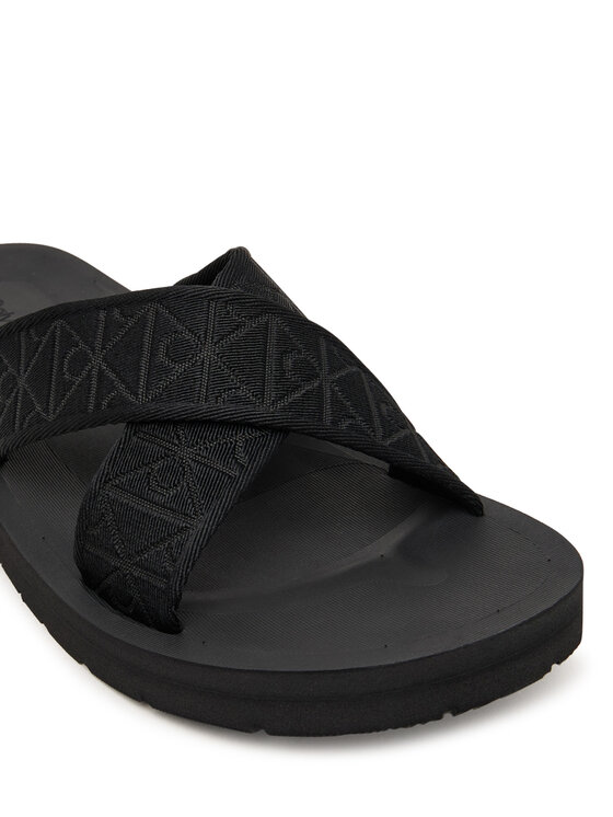 Calvin Klein Nazouváky Calvin Klein Ess Diecut Xcross Wb Aop HM0HM02093 Černá