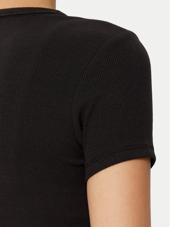 Tommy Jeans Tommy Jeans Majica DW0DW20463 Črna Slim Fit