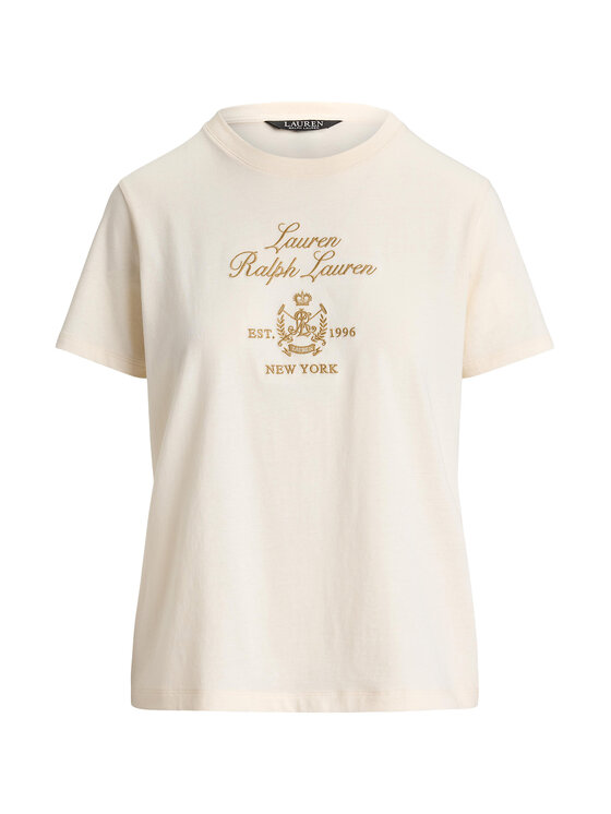 LAUREN RALPH LAUREN LAUREN RALPH LAUREN Camiseta 200P13943002 Crema Regular Fit