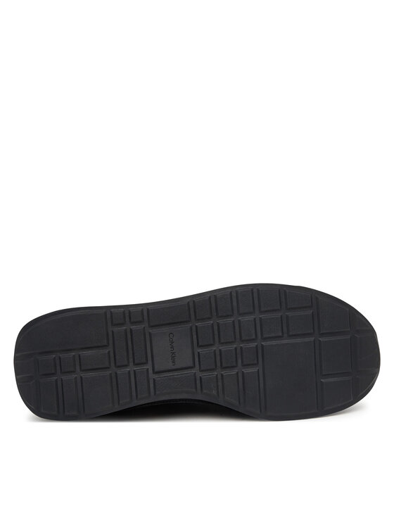 Calvin Klein Tenisice Calvin Klein Retro Runner Sock Laceup Mix HM0HM02305 Crna