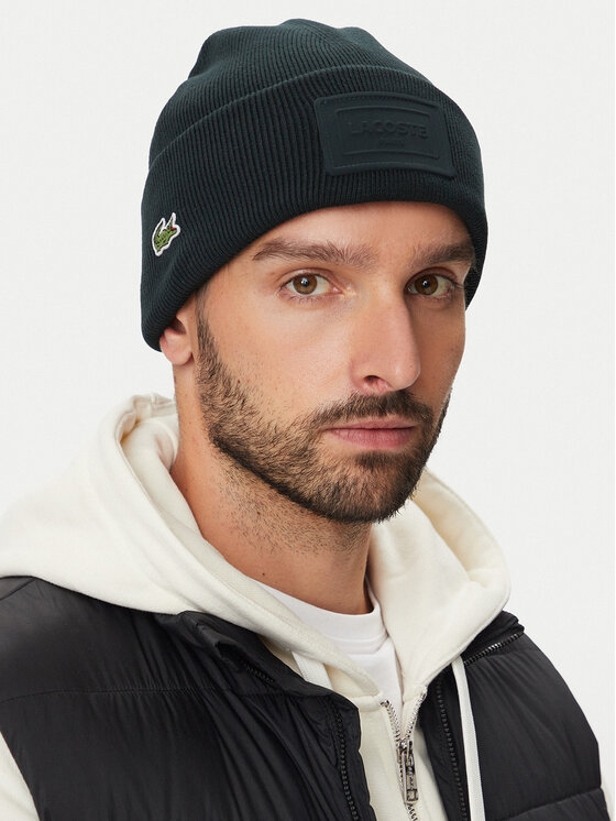 Lacoste Czapka Lacoste RB9885 Zielony ciemny