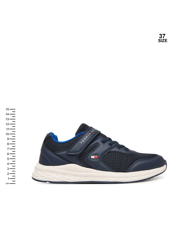 Tommy Hilfiger Sneakers Tommy Hilfiger Low Cut Lace-Up T3X9-34378-1697 D Bleumarin