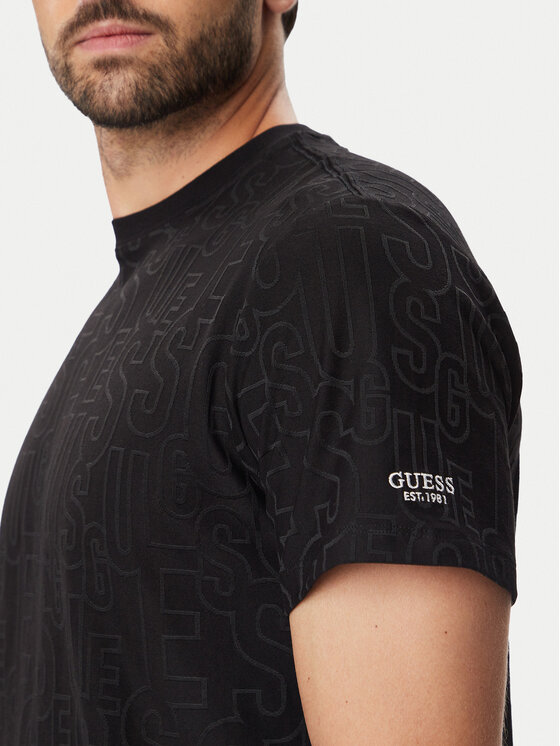 Guess Guess Camiseta M6BI51 K6188 Negro Regular Fit
